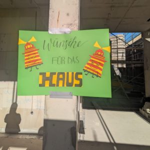 Gute Wünsche für das Haus