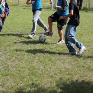 Kinder beim Fußballtraining