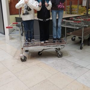 Fotoralley im Einkaufszenterum Wechloy.